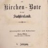 Schul- und Kirchen-Bote fⁿr das Sachsenland