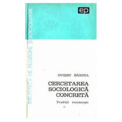 Cercetarea sociologica concreta