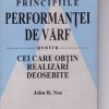 PRINCIPIILE PERFORMANTEI DE VARF