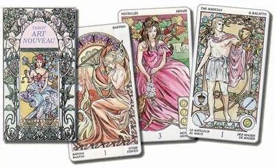 Tarot Art Nouveau - 78 carti - lb. romana